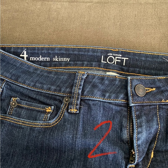 LOFT 4/27 jeans - Picture 4 of 11